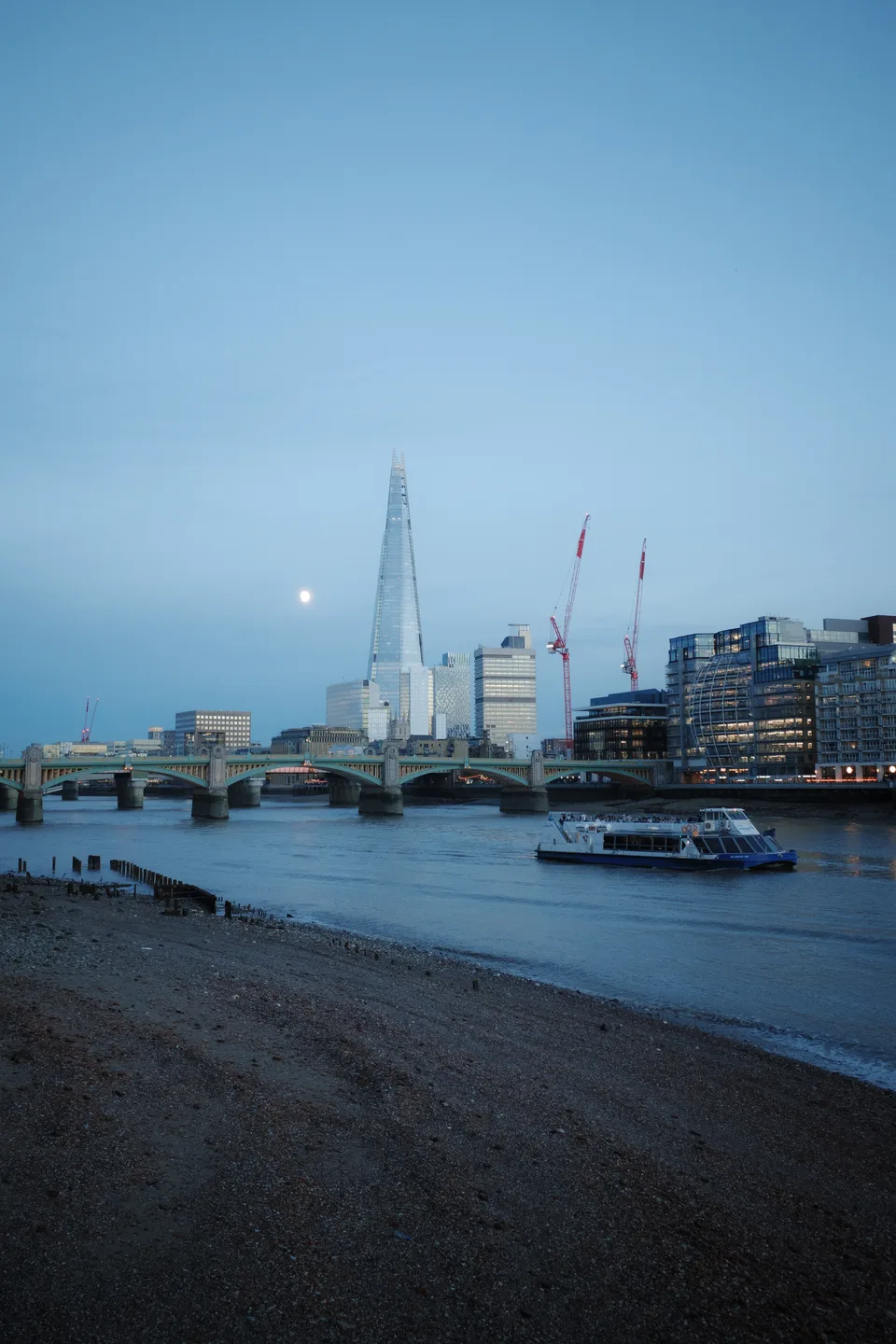 The Shard from the Thames foreshore